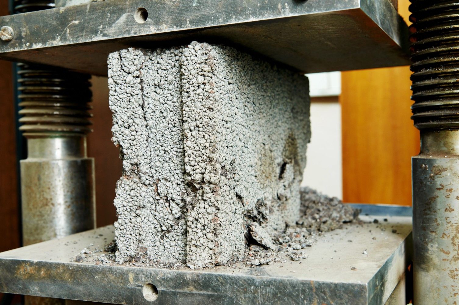 Испытание прочности бетона